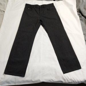 Hugo Boss 32x34 Maine Black/Grey Herringbone Pant